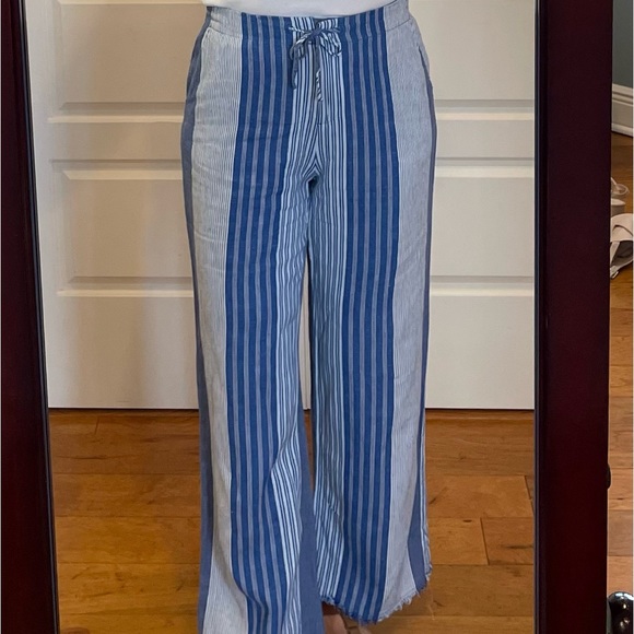 Nic+Zoe Linen/Rayon blend striped pant - Picture 7 of 13